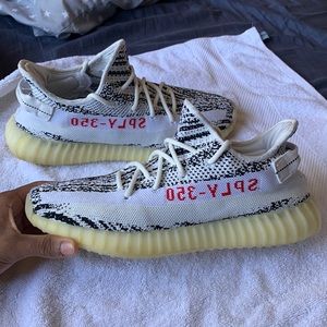 Yeezy zebra 350s